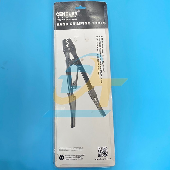 Kìm bấm cos cộng lực số 22 (8-22mm2) 350mm Century LU-COTE-22 LU-COTE-22 Century | Giá rẻ nhất - Công Ty TNHH Thương Mại Dịch Vụ Đạt Tâm