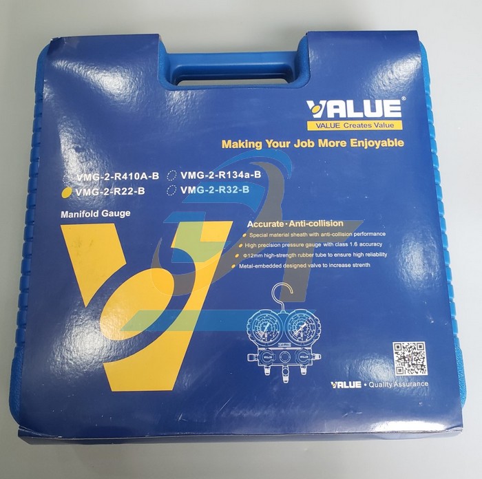 Bộ đồng hồ gas đ&ocirc;i R22 VALUE VMG-2-R22-B c&oacute; d&acirc;y VMG-2-R22-B VALUE | Gi&aacute; rẻ nhất - C&ocirc;ng Ty TNHH Thương Mại Dịch Vụ Đạt T&acirc;m