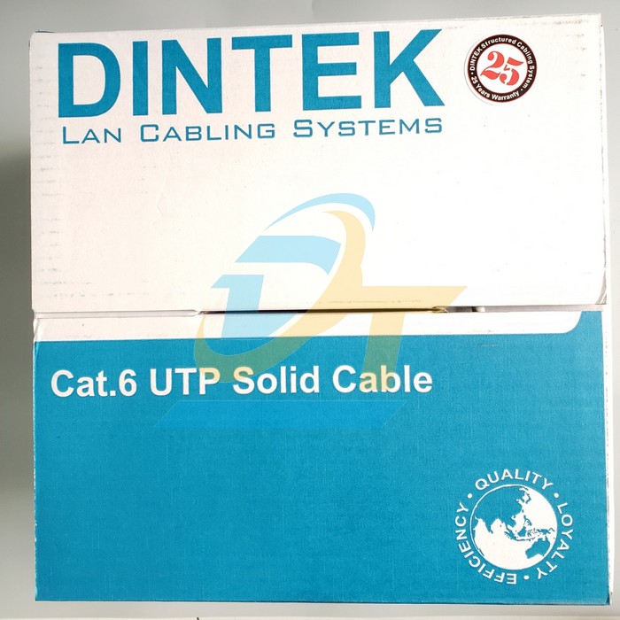 Cáp mạng Dintek CAT6 UTP 100m 1101-04005CH 1101-04005CH DINTEK | Giá rẻ nhất - Công Ty TNHH Thương Mại Dịch Vụ Đạt Tâm