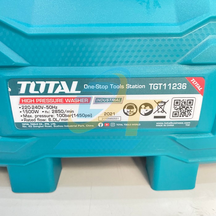 Máy xịt rửa xe 1500W Total TGT11236 TGT11236 Total | Giá rẻ nhất - Công Ty TNHH Thương Mại Dịch Vụ Đạt Tâm
