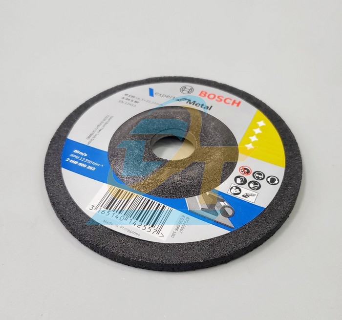 Đá mài kim loại 125x6.3x22.3mm Bosch 2608600263 2608600263 Bosch | Giá rẻ nhất - Công Ty TNHH Thương Mại Dịch Vụ Đạt Tâm