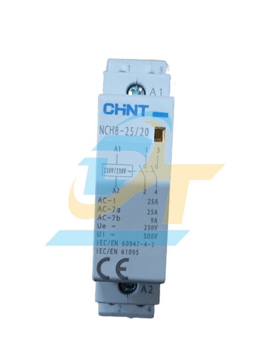 Khởi động từ 1P 25A 220/230V Chint NCH8-25/20 NCH8-25/20 CHINT | Giá rẻ nhất - Công Ty TNHH Thương Mại Dịch Vụ Đạt Tâm