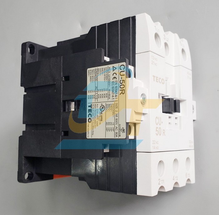 Khởi động từ 3P 50A 220V Teco CU-50R (2a2b) CU-50R Teco | Giá rẻ nhất - Công Ty TNHH Thương Mại Dịch Vụ Đạt Tâm