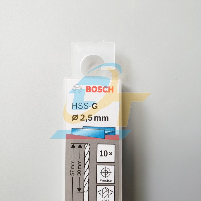 Mũi khoan sắt 2.5mm HSS-G Bosch 2608595053 2608595053 Bosch | Gi&aacute; rẻ nhất - C&ocirc;ng Ty TNHH Thương Mại Dịch Vụ Đạt T&acirc;m
