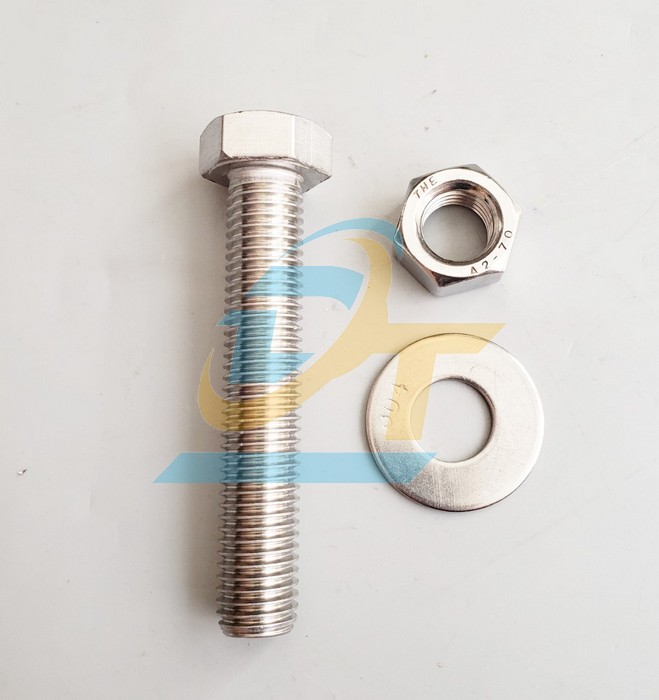 Bulong + con t&aacute;n + long đền inox 304 M18x100  VietNam | Gi&aacute; rẻ nhất - C&ocirc;ng Ty TNHH Thương Mại Dịch Vụ Đạt T&acirc;m