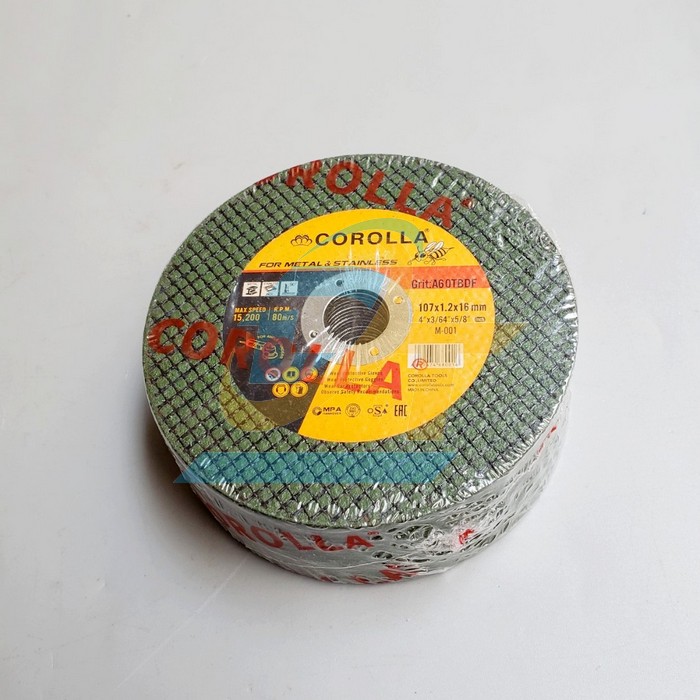 Đá cắt Corolla 107x1.2x16mm  Corolla | Giá rẻ nhất - Công Ty TNHH Thương Mại Dịch Vụ Đạt Tâm