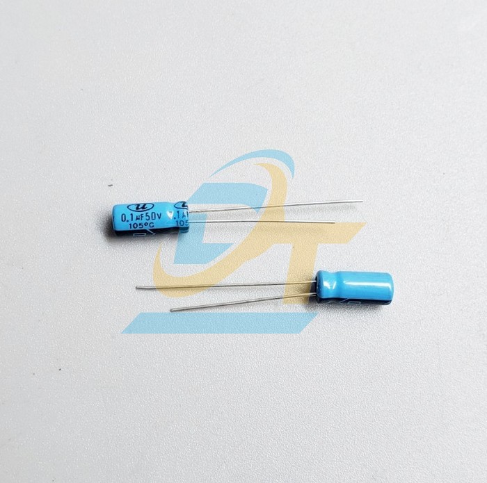 Tụ hóa 0.1µF 50V  VietNam | Giá rẻ nhất - Công Ty TNHH Thương Mại Dịch Vụ Đạt Tâm