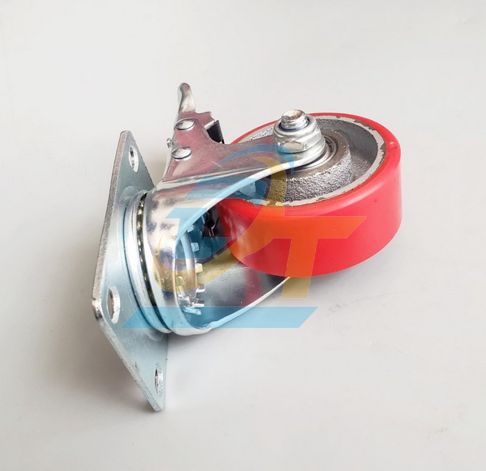 B&aacute;nh xe PU gang c&oacute; kh&oacute;a phi 100 c&agrave;ng xoay  VietNam | Gi&aacute; rẻ nhất - C&ocirc;ng Ty TNHH Thương Mại Dịch Vụ Đạt T&acirc;m