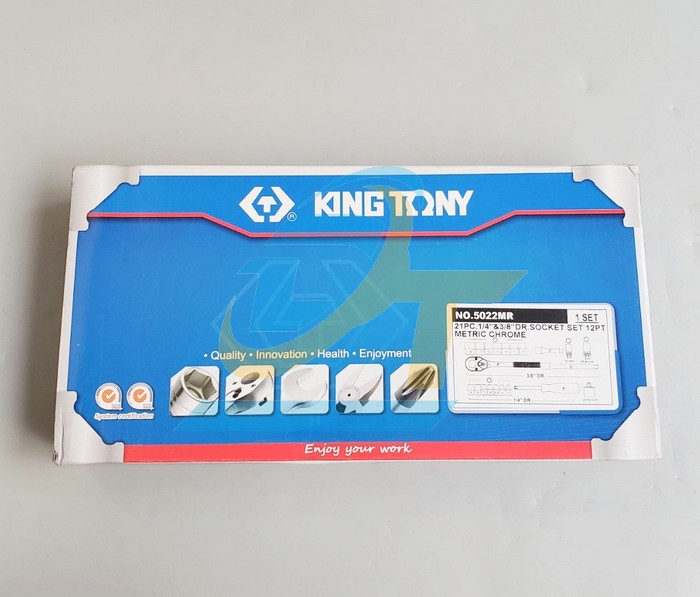Bộ tuýp 21 chi tiết 3/8' Kingtony 5022MR 5022MR KingTony | Giá rẻ nhất - Công Ty TNHH Thương Mại Dịch Vụ Đạt Tâm