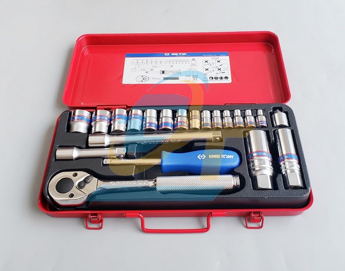 Bộ tuýp 21 chi tiết 3/8' Kingtony 5022MR 5022MR KingTony | Giá rẻ nhất - Công Ty TNHH Thương Mại Dịch Vụ Đạt Tâm