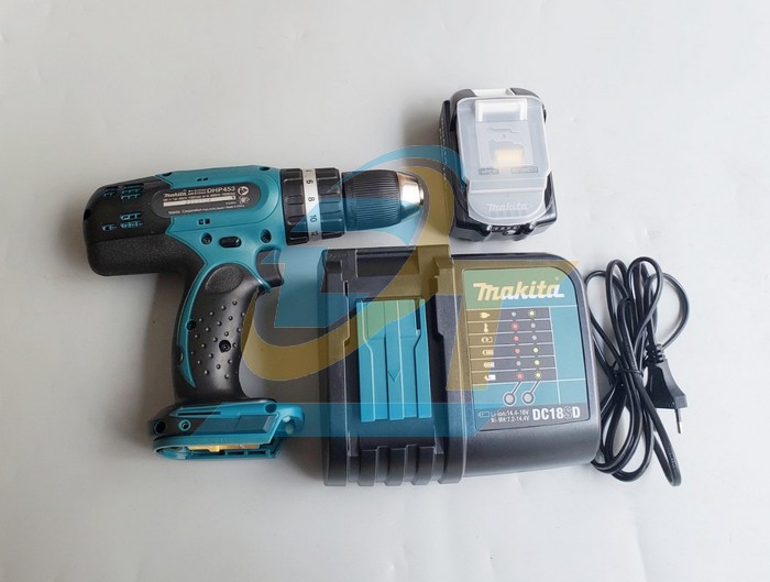Máy khoan búa và vặn vít dùng pin 18V Makita DHP453SFX8 DHP453SFX8 Makita | Giá rẻ nhất - Công Ty TNHH Thương Mại Dịch Vụ Đạt Tâm