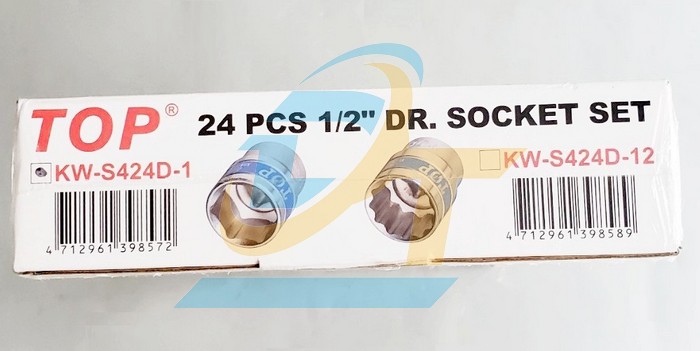 Bộ tu&yacute;p 1/2" lục 24 chi tiết hệ m&eacute;t TOP KW-S424D-1 KW-S424D-1 TOP | Gi&aacute; rẻ nhất - C&ocirc;ng Ty TNHH Thương Mại Dịch Vụ Đạt T&acirc;m