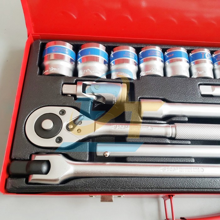 Bộ tu&yacute;p 1/2" lục 24 chi tiết hệ m&eacute;t TOP KW-S424D-1 KW-S424D-1 TOP | Gi&aacute; rẻ nhất - C&ocirc;ng Ty TNHH Thương Mại Dịch Vụ Đạt T&acirc;m