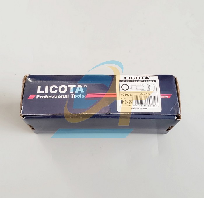 Đầu tuýp 1/2" bít lục giác 10mm Licota H4H010 H4H010 Licota | Giá rẻ nhất - Công Ty TNHH Thương Mại Dịch Vụ Đạt Tâm