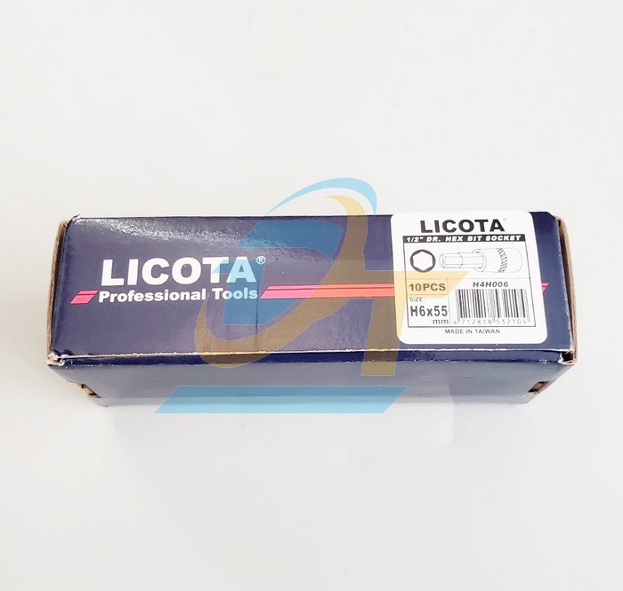 Đầu tuýp 1/2" bít lục giác 6mm Licota H4H006 H4H006 Licota | Giá rẻ nhất - Công Ty TNHH Thương Mại Dịch Vụ Đạt Tâm