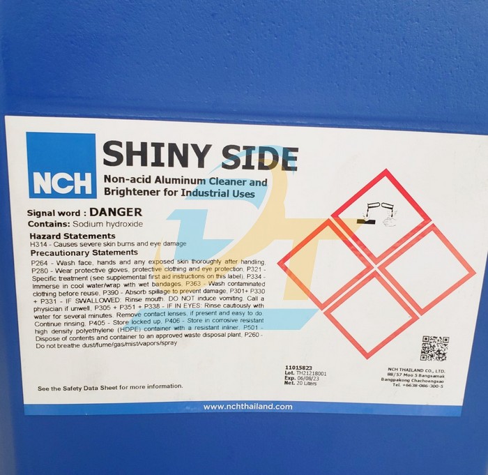 Dung dịch tẩy rửa v&agrave; l&agrave;m s&aacute;ng kim loại NCH Shiny Side 20L  NCH | Gi&aacute; rẻ nhất - C&ocirc;ng Ty TNHH Thương Mại Dịch Vụ Đạt T&acirc;m