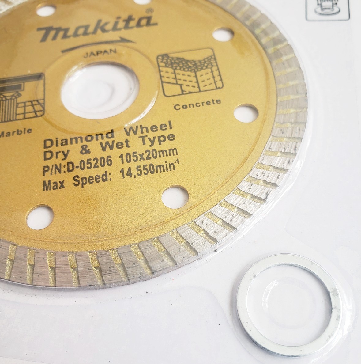 Lưỡi cắt gạch 105x20mm China D-05206 D-05206 Makita | Giá rẻ nhất - Công Ty TNHH Thương Mại Dịch Vụ Đạt Tâm