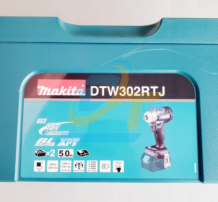 Máy siết bu lông 3/8" dùng pin 18V Makita DTW302RTJ (Vali Kèm pin, sạc) DTW302RTJ Makita | Giá rẻ nhất - Công Ty TNHH Thương Mại Dịch Vụ Đạt Tâm