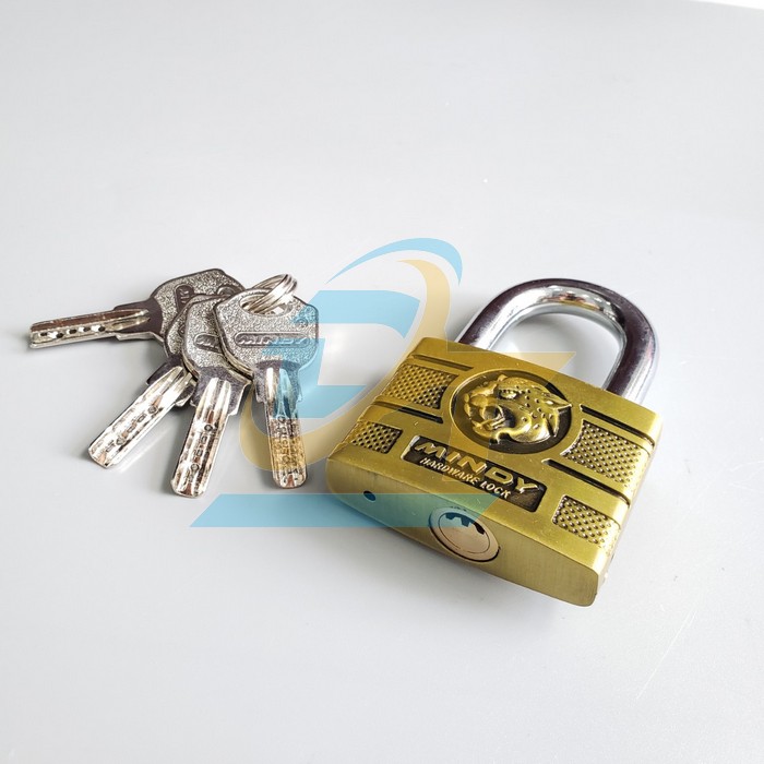 Ổ khóa treo đầu báo Mindy 5F (50mm)  Mindy | Giá rẻ nhất - Công Ty TNHH Thương Mại Dịch Vụ Đạt Tâm