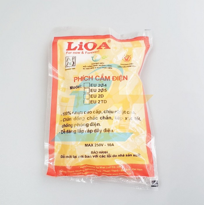 Phích cắm điện chân dẹt Lioa EU2D EU2D LiOA | Giá rẻ nhất - Công Ty TNHH Thương Mại Dịch Vụ Đạt Tâm