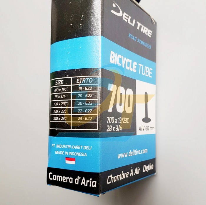 Ruột xe đạp Deli Tire 700x19/23C (28x3/4) A/V 60mm Van Mỹ  DELI-TIRE | Giá rẻ nhất - Công Ty TNHH Thương Mại Dịch Vụ Đạt Tâm