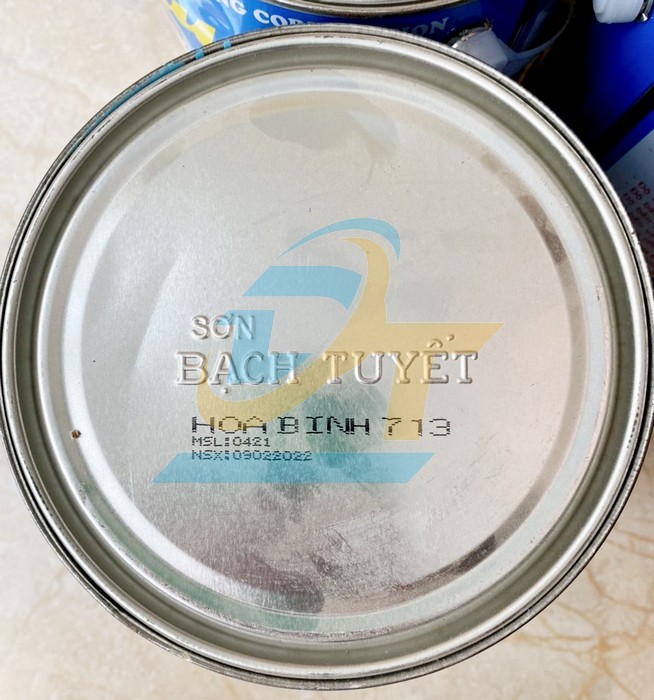 Sơn Alkyd (bóng) Bạch Tuyết - Màu xanh hòa bình 713 (3kg)  BachTuyet | Giá rẻ nhất - Công Ty TNHH Thương Mại Dịch Vụ Đạt Tâm
