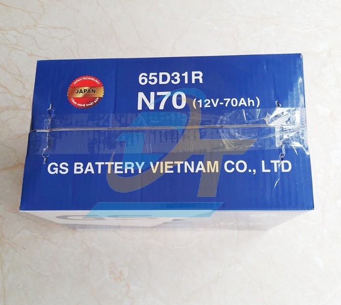 Ắc quy nước 65S31R GS N70 (12V-70AH)  GS | Giá rẻ nhất - Công Ty TNHH Thương Mại Dịch Vụ Đạt Tâm