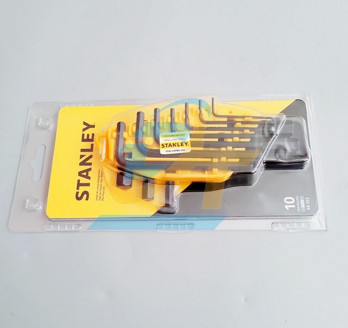 Bộ lục giác hệ mét 10 cây Stanley 69-253 69-253 Stanley | Giá rẻ nhất - Công Ty TNHH Thương Mại Dịch Vụ Đạt Tâm
