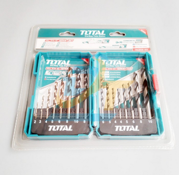 Bộ mũi khoan đa năng 16 chi tiết Total TACSD6165 TACSD6165 Total | Gi&aacute; rẻ nhất - C&ocirc;ng Ty TNHH Thương Mại Dịch Vụ Đạt T&acirc;m