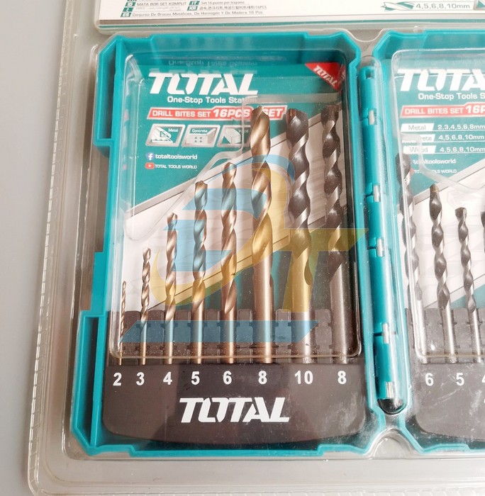 Bộ mũi khoan đa năng 16 chi tiết Total TACSD6165 TACSD6165 Total | Gi&aacute; rẻ nhất - C&ocirc;ng Ty TNHH Thương Mại Dịch Vụ Đạt T&acirc;m