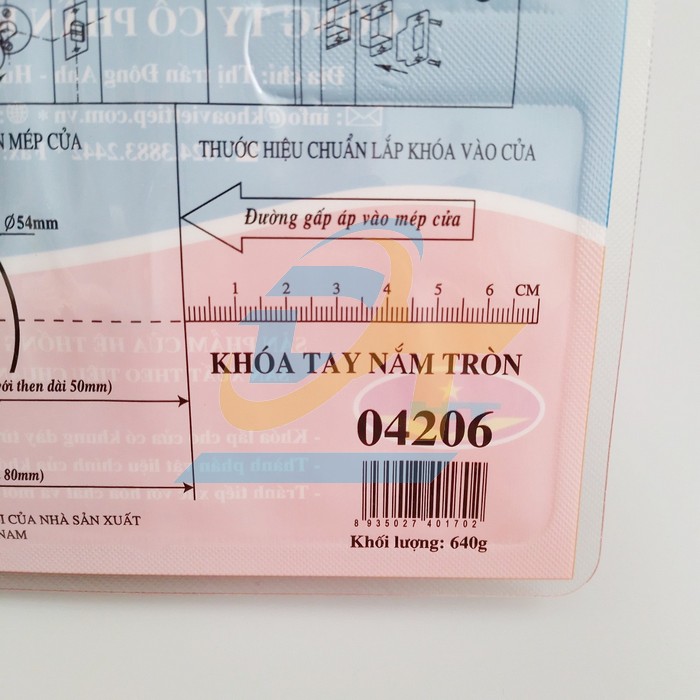 Kh&oacute;a tay nắm tr&ograve;n Việt Tiệp 04206 - c&ograve; ngắn 30mm  VietTiep | Gi&aacute; rẻ nhất - C&ocirc;ng Ty TNHH Thương Mại Dịch Vụ Đạt T&acirc;m