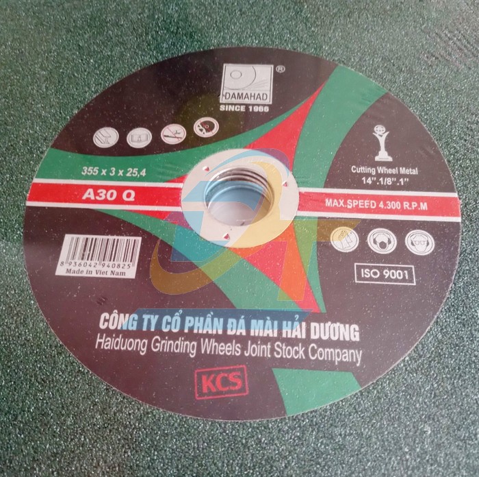 Đá cắt xanh Hải Dương 355x3x25.4  HaiDuong | Giá rẻ nhất - Công Ty TNHH Thương Mại Dịch Vụ Đạt Tâm