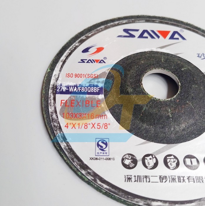 Đ&aacute; m&agrave;i inox dẻo Sawa 103x3x16  SAWA | Gi&aacute; rẻ nhất - C&ocirc;ng Ty TNHH Thương Mại Dịch Vụ Đạt T&acirc;m