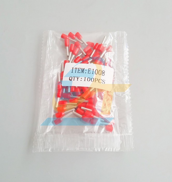 Đầu cos pin rỗng E1008 (Tiết diện cáp 1.0mm2)  VietNam | Giá rẻ nhất - Công Ty TNHH Thương Mại Dịch Vụ Đạt Tâm