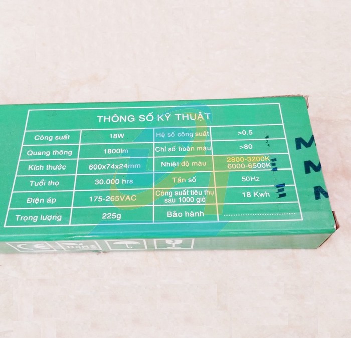 Đèn tuýp led bán nguyệt 0.6m 18W 6000-6500K MPE BN-18T BN-18T MPE | Giá rẻ nhất - Công Ty TNHH Thương Mại Dịch Vụ Đạt Tâm