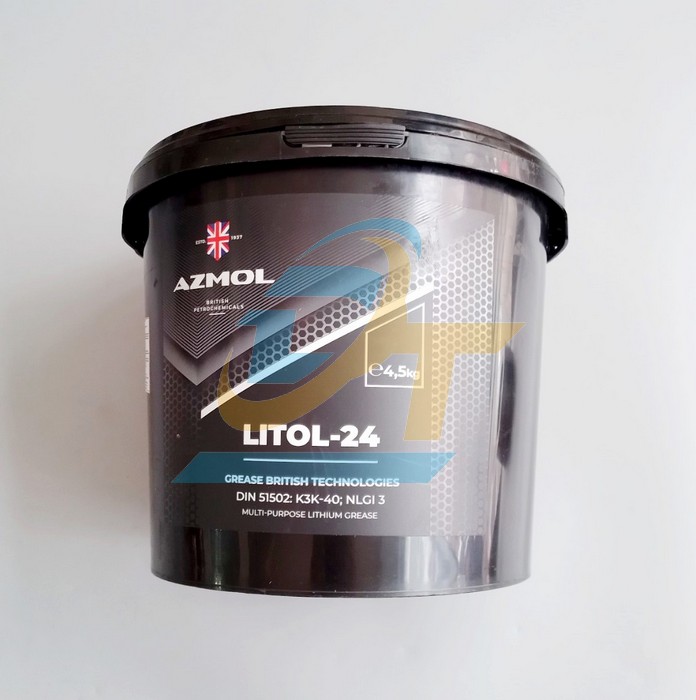 Mỡ b&ograve; chịu nhiệt Azmol LITOL-24 (Th&ugrave;ng 4.5kg) Litol-24 Azmol | Gi&aacute; rẻ nhất - C&ocirc;ng Ty TNHH Thương Mại Dịch Vụ Đạt T&acirc;m