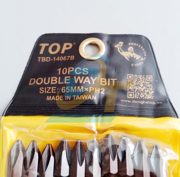 Mũi vít 2 đầu nâu ngắn PH2x65mm TOP TBD-14067B TBD-14067B TOP | Giá rẻ nhất - Công Ty TNHH Thương Mại Dịch Vụ Đạt Tâm