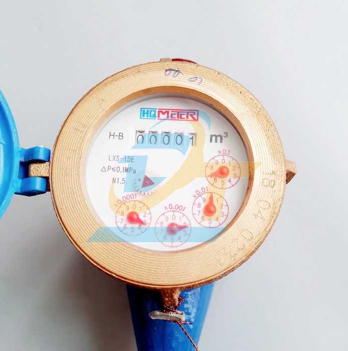 Đồng hồ đo nước DN15 HQMETER LXS-15E (Có kiểm định) LXS-15E HQMETER | Giá rẻ nhất - Công Ty TNHH Thương Mại Dịch Vụ Đạt Tâm