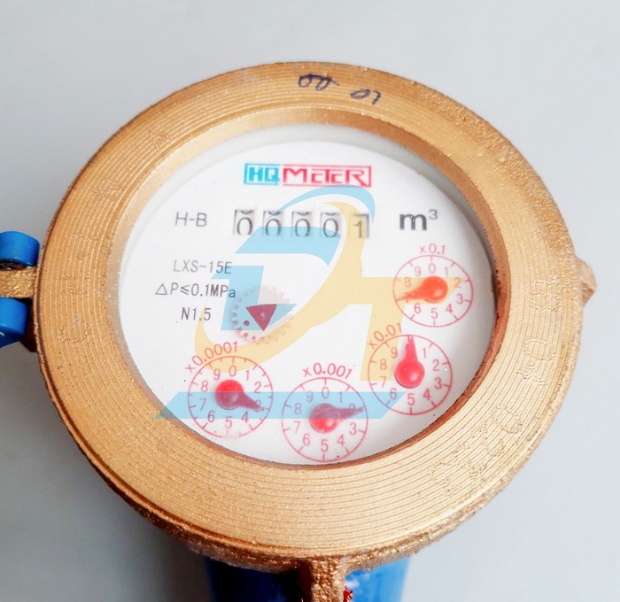 Đồng hồ đo nước DN15 HQMETER LXS-15E (Có kiểm định) LXS-15E HQMETER | Giá rẻ nhất - Công Ty TNHH Thương Mại Dịch Vụ Đạt Tâm