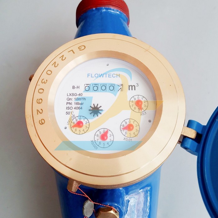 Đồng hồ đo nước DN40 Flowtech LXSG-40 LXSG-40 FLOWTECH | Giá rẻ nhất - Công Ty TNHH Thương Mại Dịch Vụ Đạt Tâm