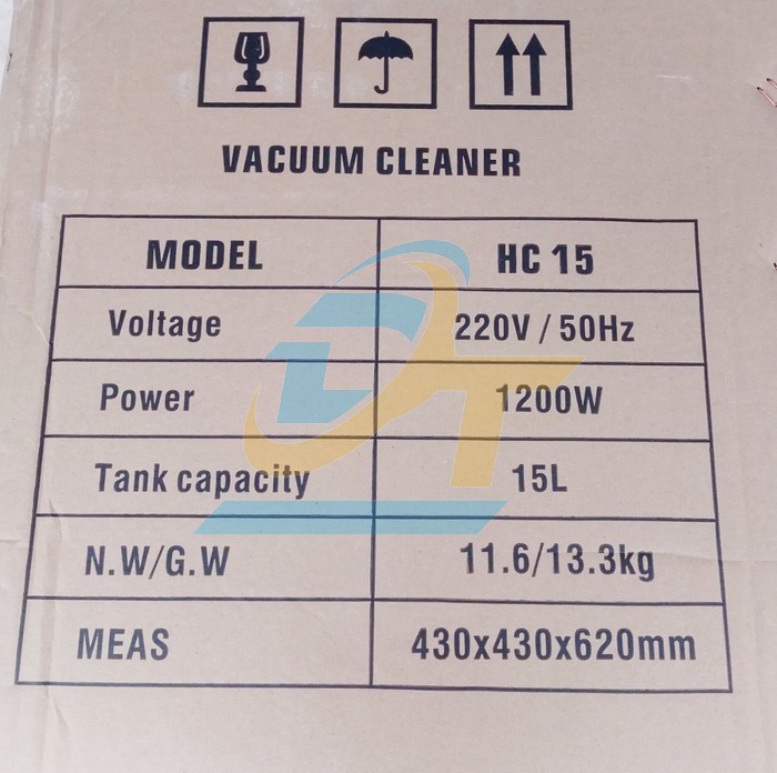Máy hút bụi công nghiệp HiClean HC15 HC15 HiClean | Giá rẻ nhất - Công Ty TNHH Thương Mại Dịch Vụ Đạt Tâm