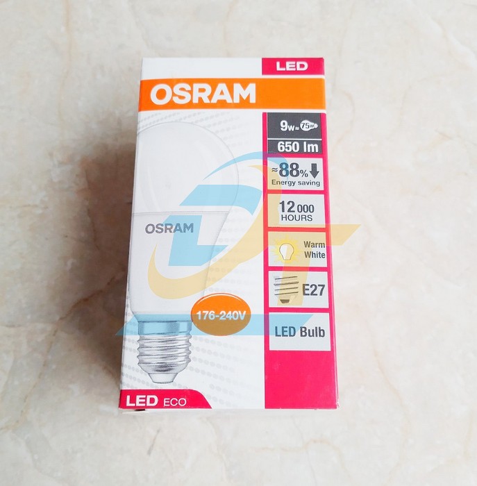 Bóng đèn Led bulb tròn 9W 3000K Osram LECLA9W-830-E27 LECLA9W-830-E27 OSRAM | Giá rẻ nhất - Công Ty TNHH Thương Mại Dịch Vụ Đạt Tâm