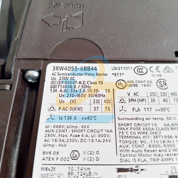 Bộ khởi động mềm 75kW Siemens 3RW4055-6BB44 3RW4055-6BB44 SIEMENS | Giá rẻ nhất - Công Ty TNHH Thương Mại Dịch Vụ Đạt Tâm
