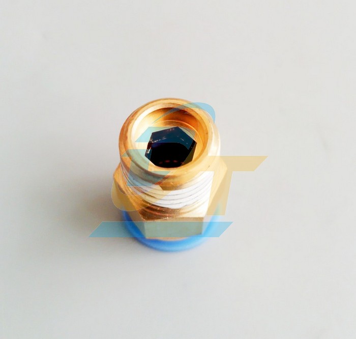 Đầu nối hơi thẳng ren ngo&agrave;i 13 ống 8 Easun EPC8-02  EASUN | Gi&aacute; rẻ nhất - C&ocirc;ng Ty TNHH Thương Mại Dịch Vụ Đạt T&acirc;m