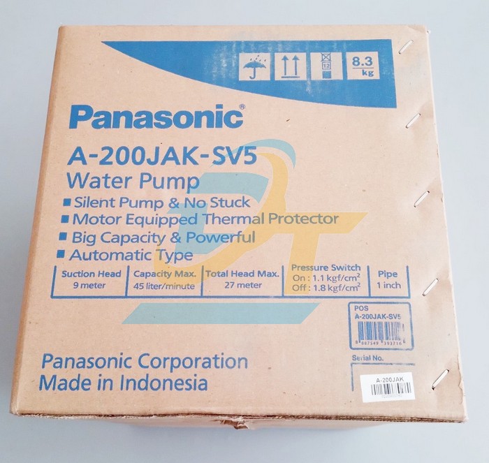 M&aacute;y bơm nước tăng &aacute;p 200W Panasonic A-200JAK A-200JAK Panasonic | Gi&aacute; rẻ nhất - C&ocirc;ng Ty TNHH Thương Mại Dịch Vụ Đạt T&acirc;m