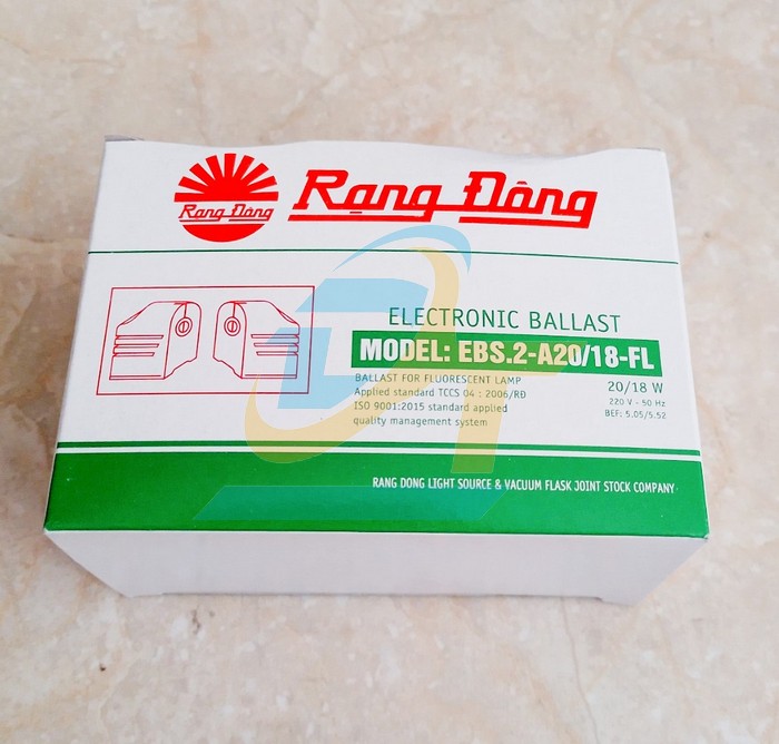 Tăng phô (Ballast) điện tử Rạng Đông 20/18W EBS.2-A20/18-FL  RangDong | Giá rẻ nhất - Công Ty TNHH Thương Mại Dịch Vụ Đạt Tâm