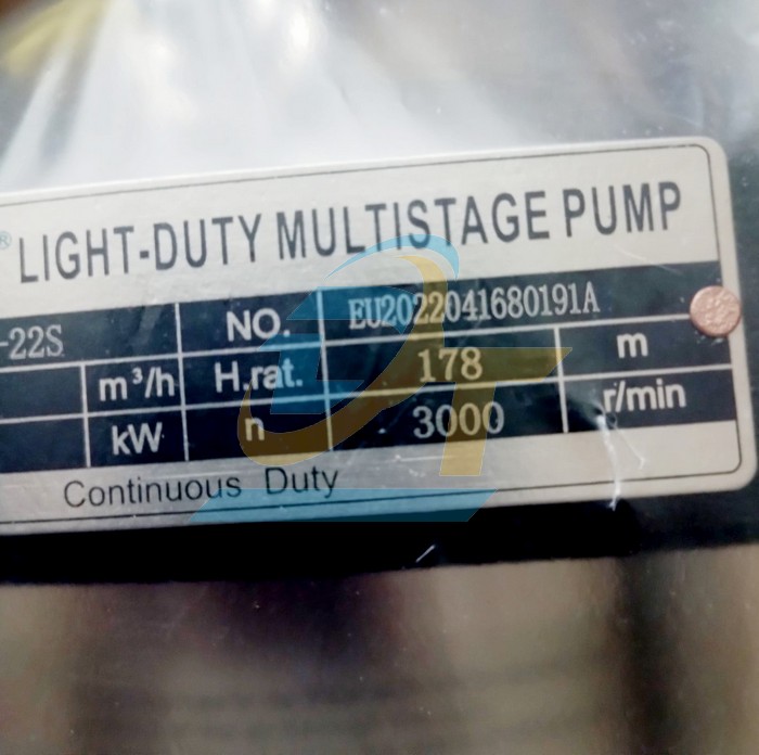 M&aacute;y bơm ly t&acirc;m trục đứng đa tầng Shimge BL4-22S BL4-22S SHIMGE | Gi&aacute; rẻ nhất - C&ocirc;ng Ty TNHH Thương Mại Dịch Vụ Đạt T&acirc;m