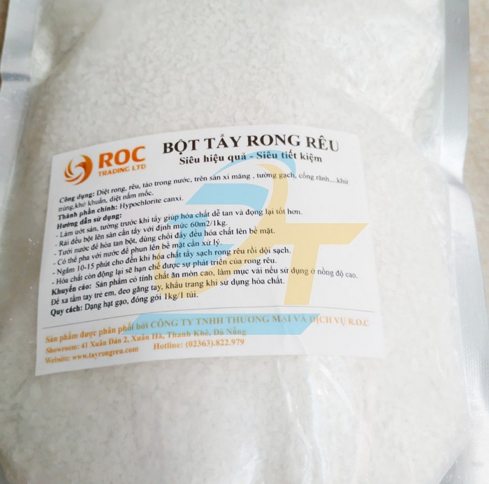 Bột tẩy rong r&ecirc;u tr&ecirc;n nền xi măng ROC 1kg  ROC | Gi&aacute; rẻ nhất - C&ocirc;ng Ty TNHH Thương Mại Dịch Vụ Đạt T&acirc;m