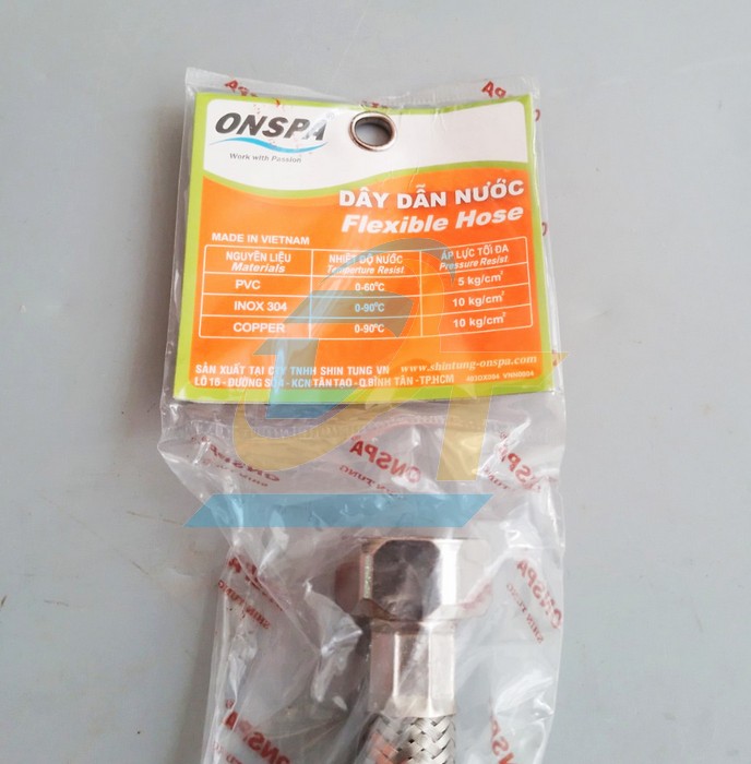 Dây cấp nước inox 304 Onspa 40cm  ONSPA | Giá rẻ nhất - Công Ty TNHH Thương Mại Dịch Vụ Đạt Tâm