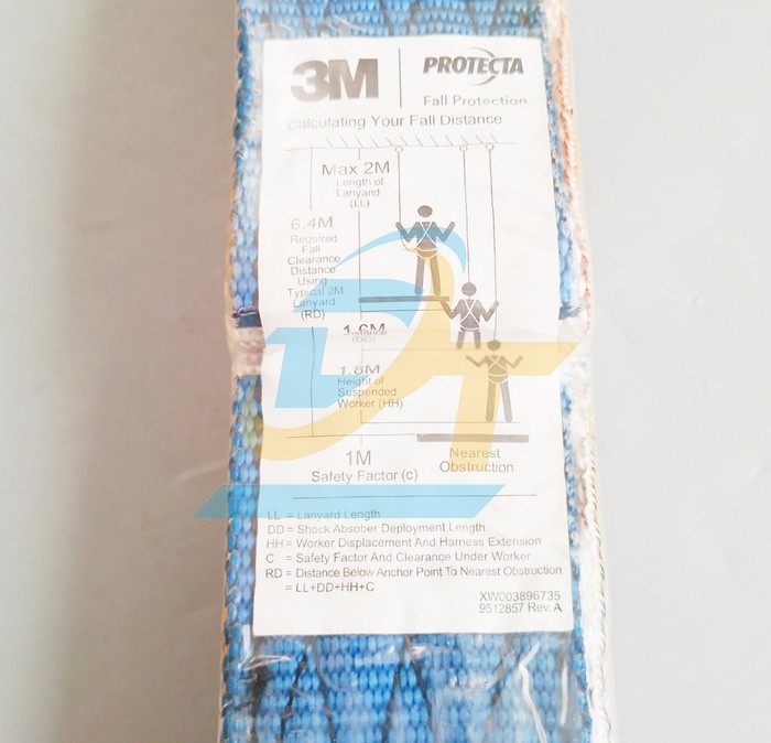 Dây đai an toàn lanyard 2 móc Protecta Firts 3M 1390398  3M | Giá rẻ nhất - Công Ty TNHH Thương Mại Dịch Vụ Đạt Tâm
